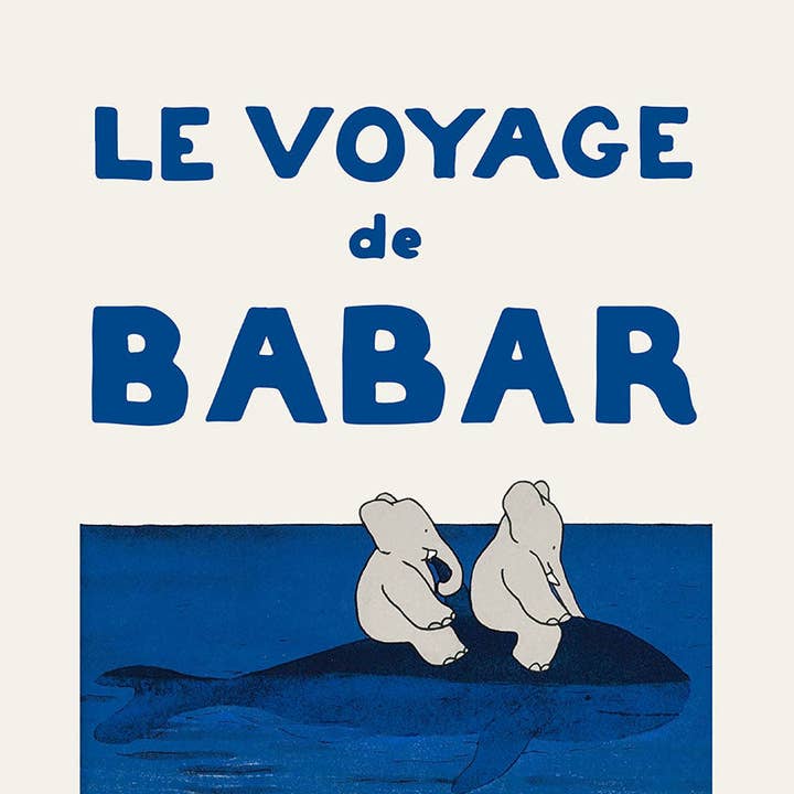 BLUE SHAKER - Wholesale Art Print - Le Voyage De Babar0