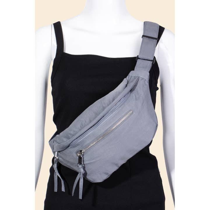 Anarchy Street - Wholesale Belt Bag - Women's - Multi Pocket Nylon Fanny Pack