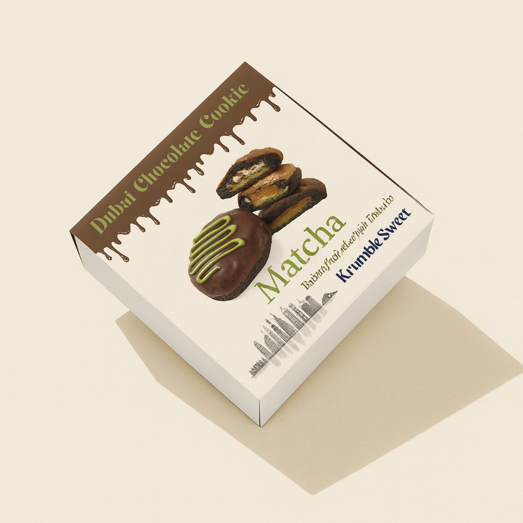 Krumble Sweet - Wholesale Cookie - Dubai Chocolate Cookie Sampler – 6 Assorted Pack 8