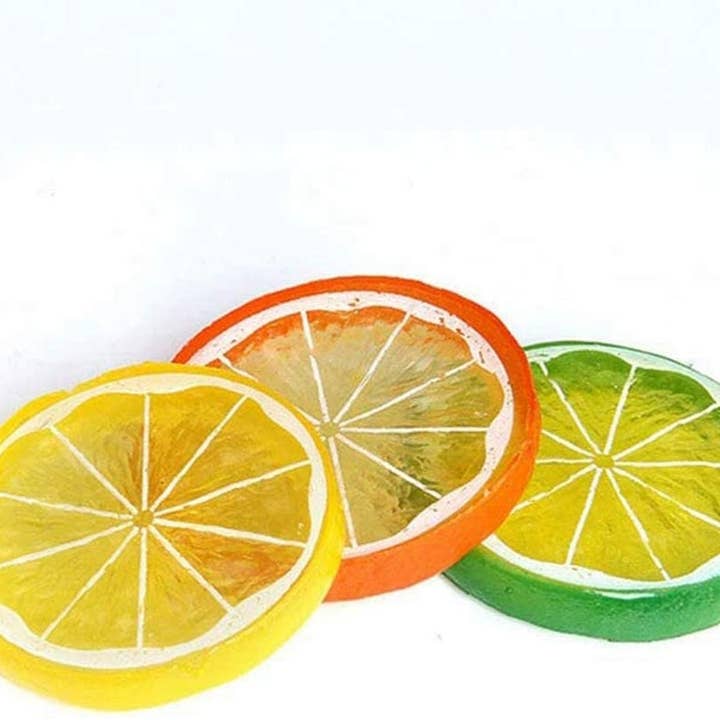 Pozbee - Wholesale Decorative Tabletop Object - 3 Small Artificial Lime Slices1