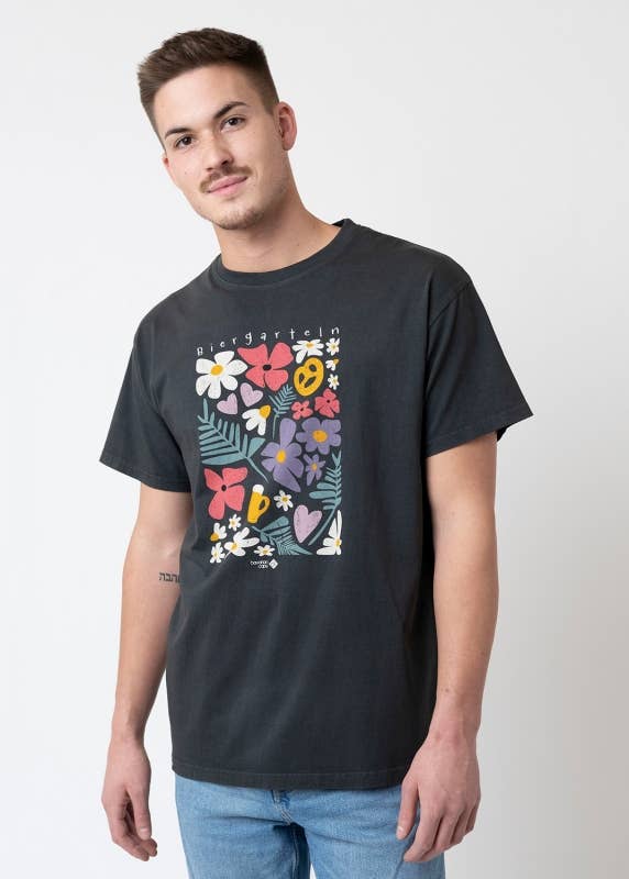 T-shirt “Biergarteln” - dark grey for wholesale on Faire1