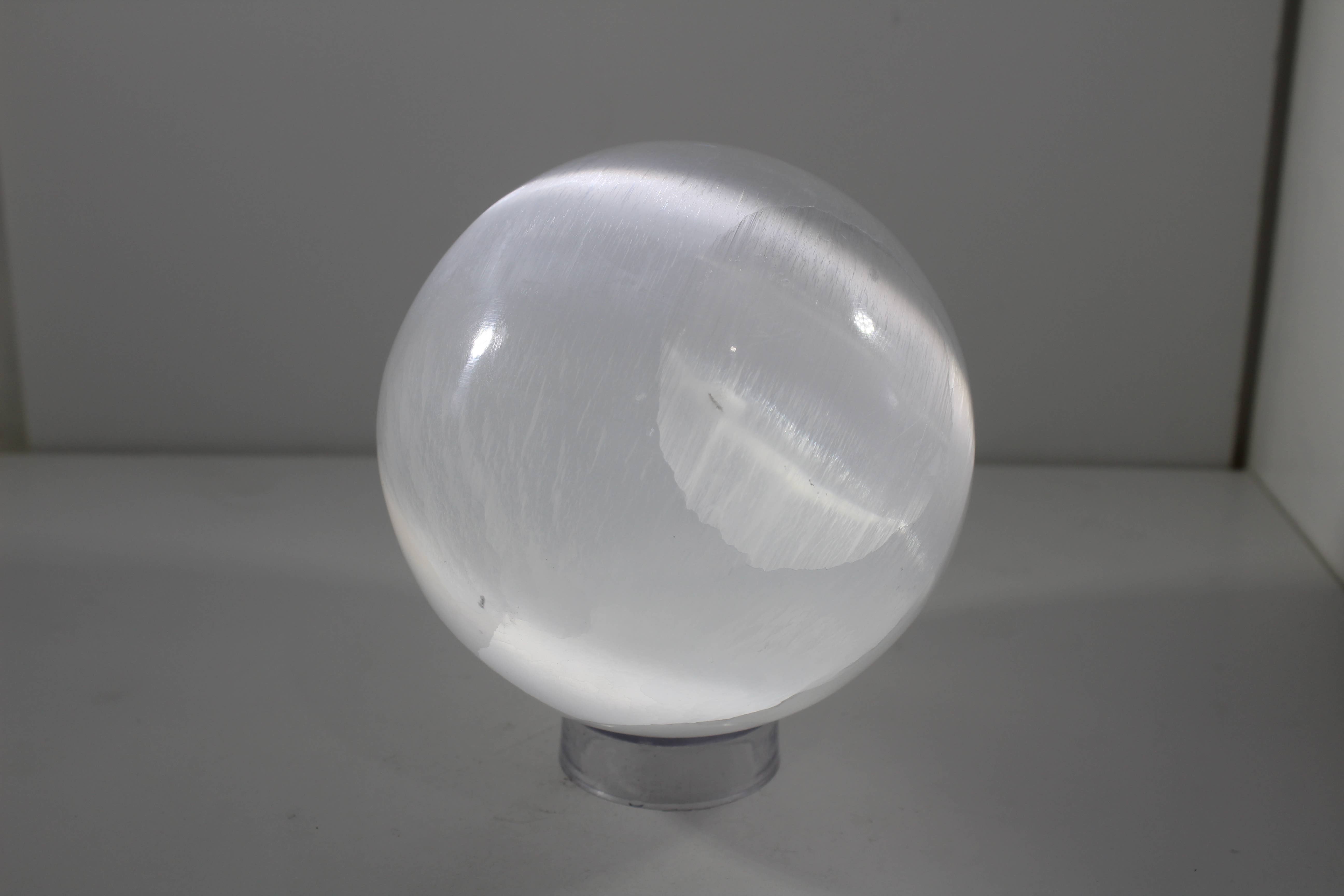 Quasar Gems USA - Wholesale Spiritual Stone/Crystal - Selenite Spheres 4cm to 12cm5
