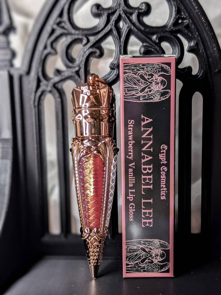 ANNABEL LEE - Strawberry Vanilla scented lip gloss for wholesale by Crypt Cosmetics