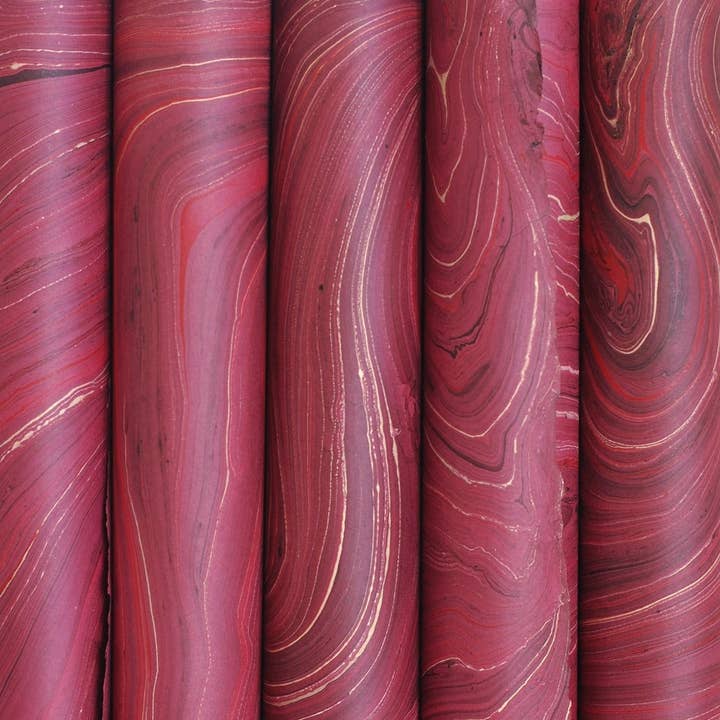 Sustain & Heal - Wholesale Craft Supplies - Burgundy Marble Sheet #151