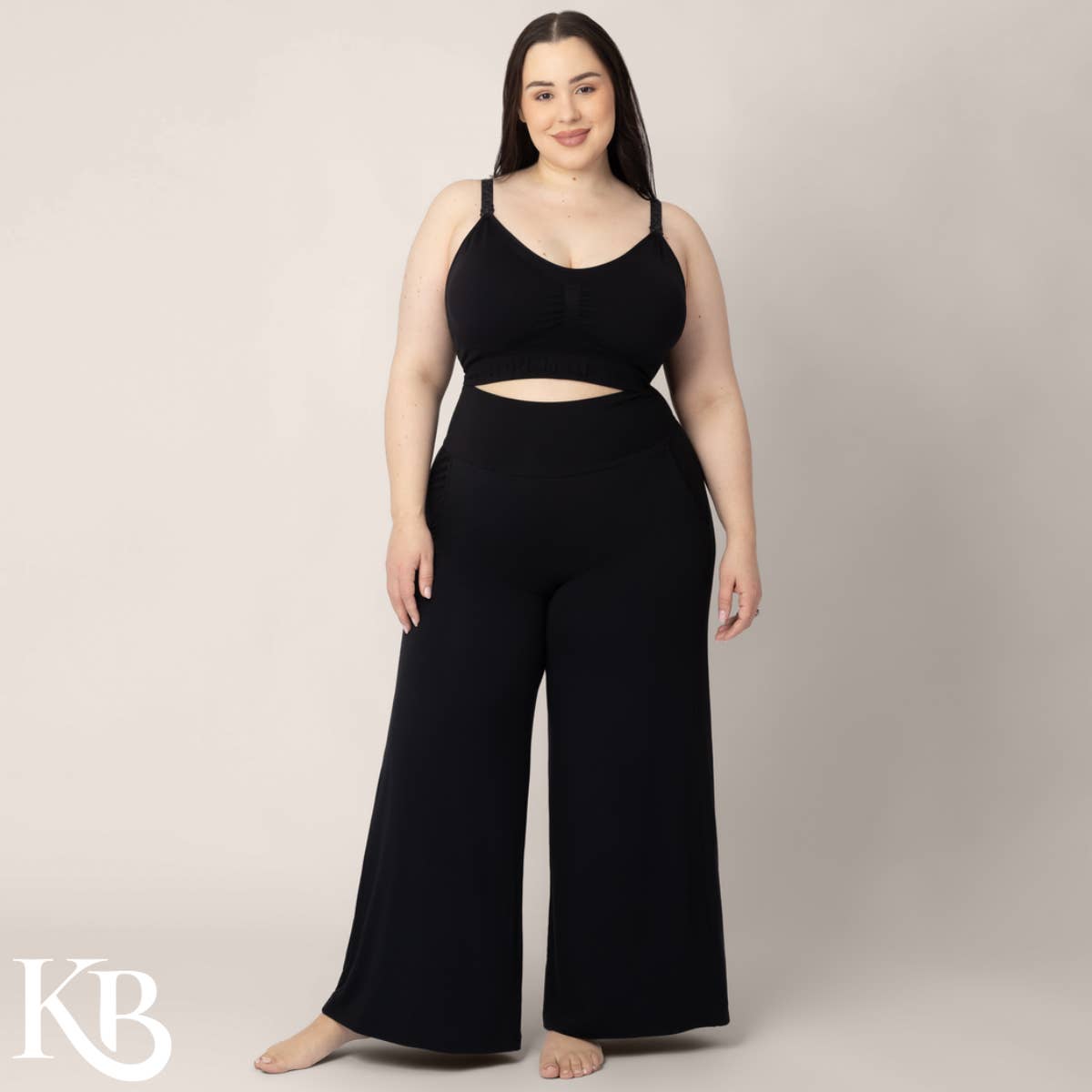Kindred Bravely - Wholesale Lounge Sweatpants/Joggers - Women's - Bamboo Wide Leg Maternity & Postpartum Lounge Pant