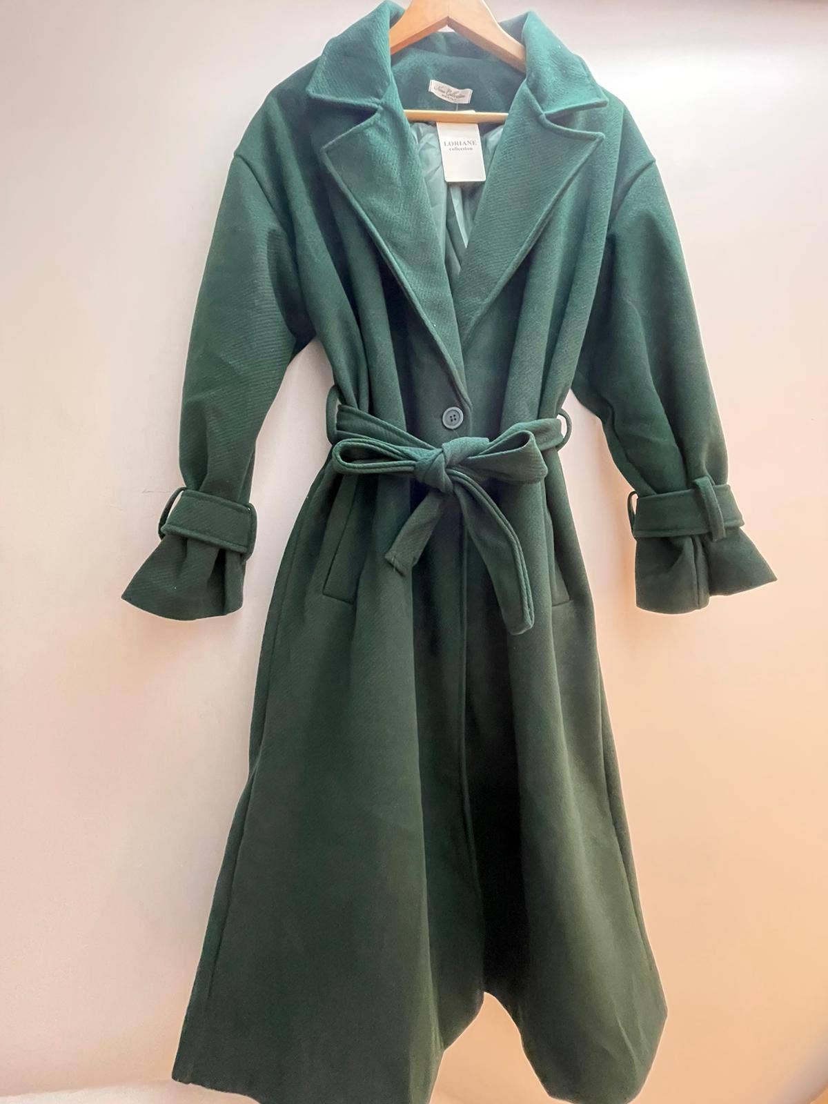 LORIANE - Wholesale Coat - Women's - 1008 One size pocket coat with belt9