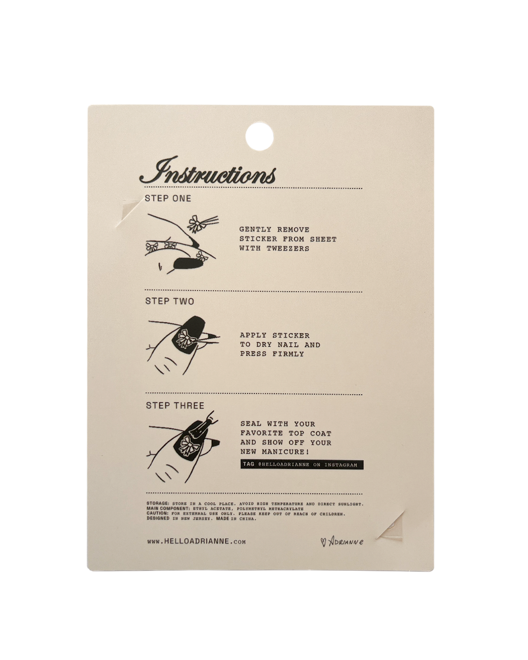 Adrianne – Engroshandel Negledesign – La Dolce Vita negledekaler1