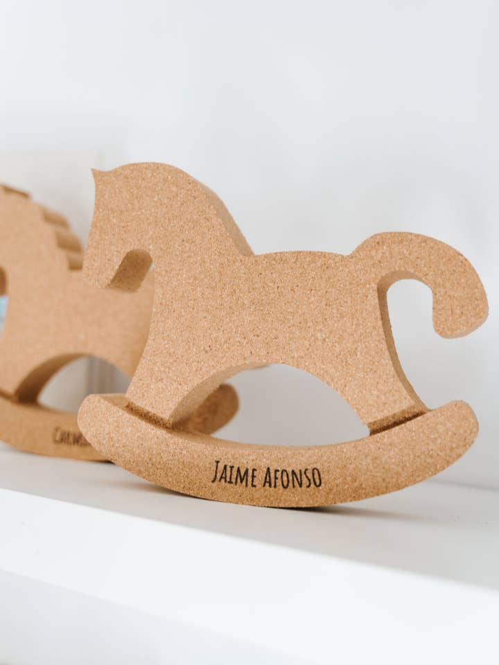 Hestesko i kork | Dekorativt stykke, der kan tilpasses for engroshandel hos CRU Ecoliving