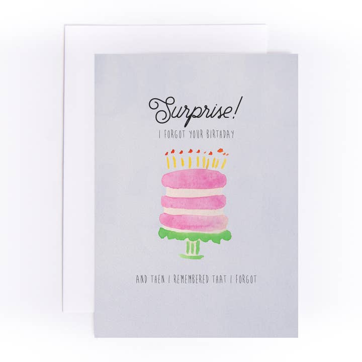 Verrassing Bday Card voor wholesale door The Invisible Kitten