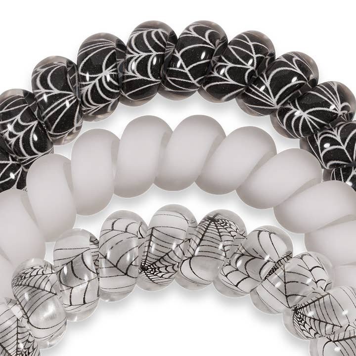 TELETIES - Wholesale Hair Tie - Spiral Hair Coils | Large | Webbed Hair Ties2