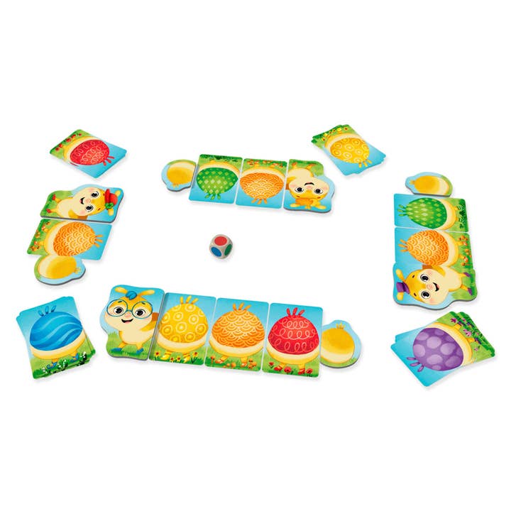 HABA USA - Wholesale Card Game - Rainbow Caterpillar Arranging Game - Mini2