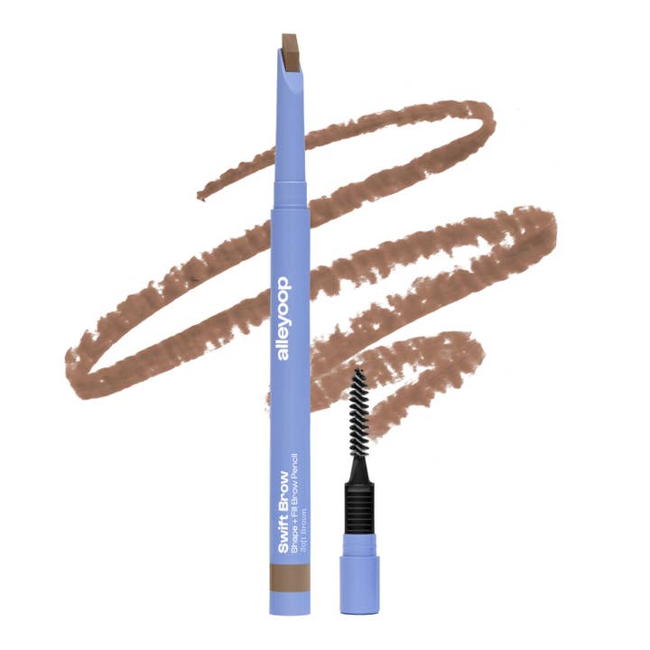Swift Brow Shape + Fill Brow Pencil- Soft Brown for wholesale by Alleyoop Makeup | Clean Beauty & Wellness