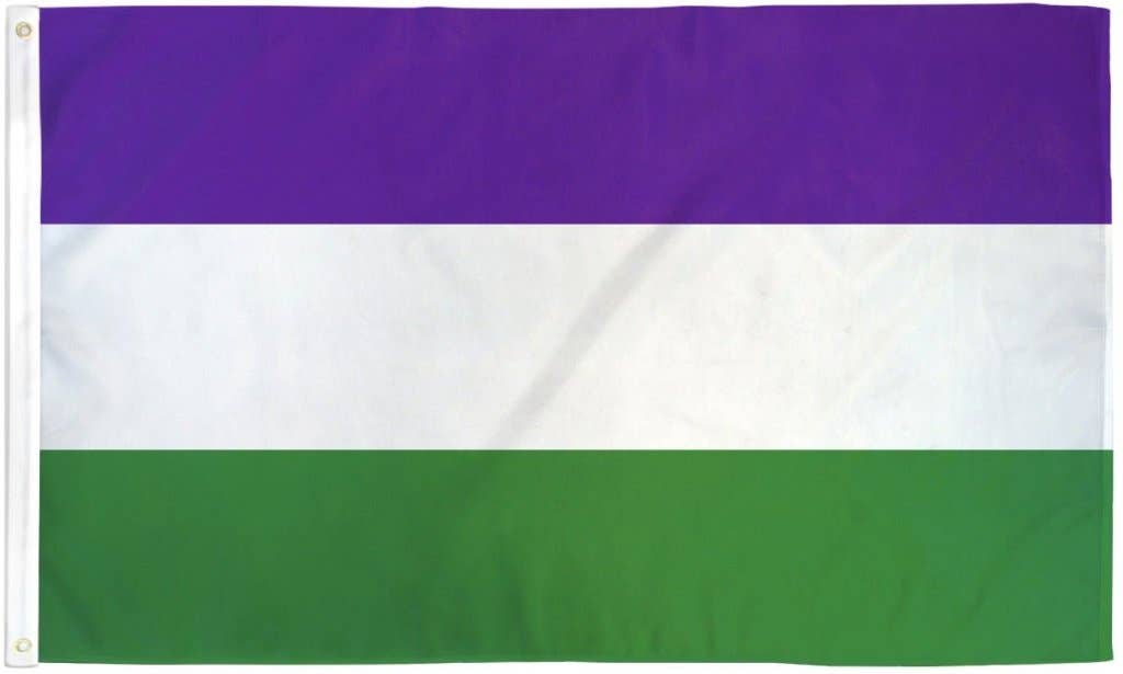 Flags Importer - Wholesale Flag - Suffragette Flag 3x5ft Poly1