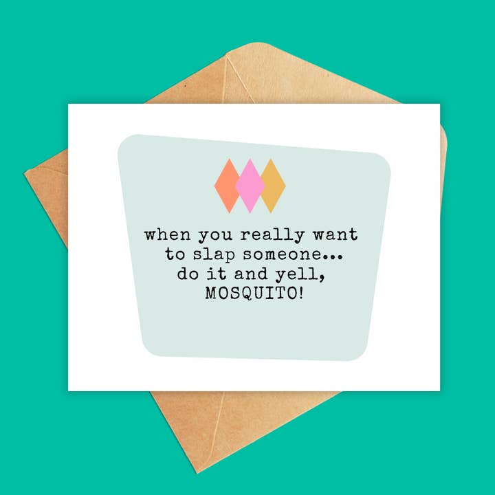 Jolly Rae - Wholesale Everyday Greeting Card - When You Really Want to Slap Someone...1