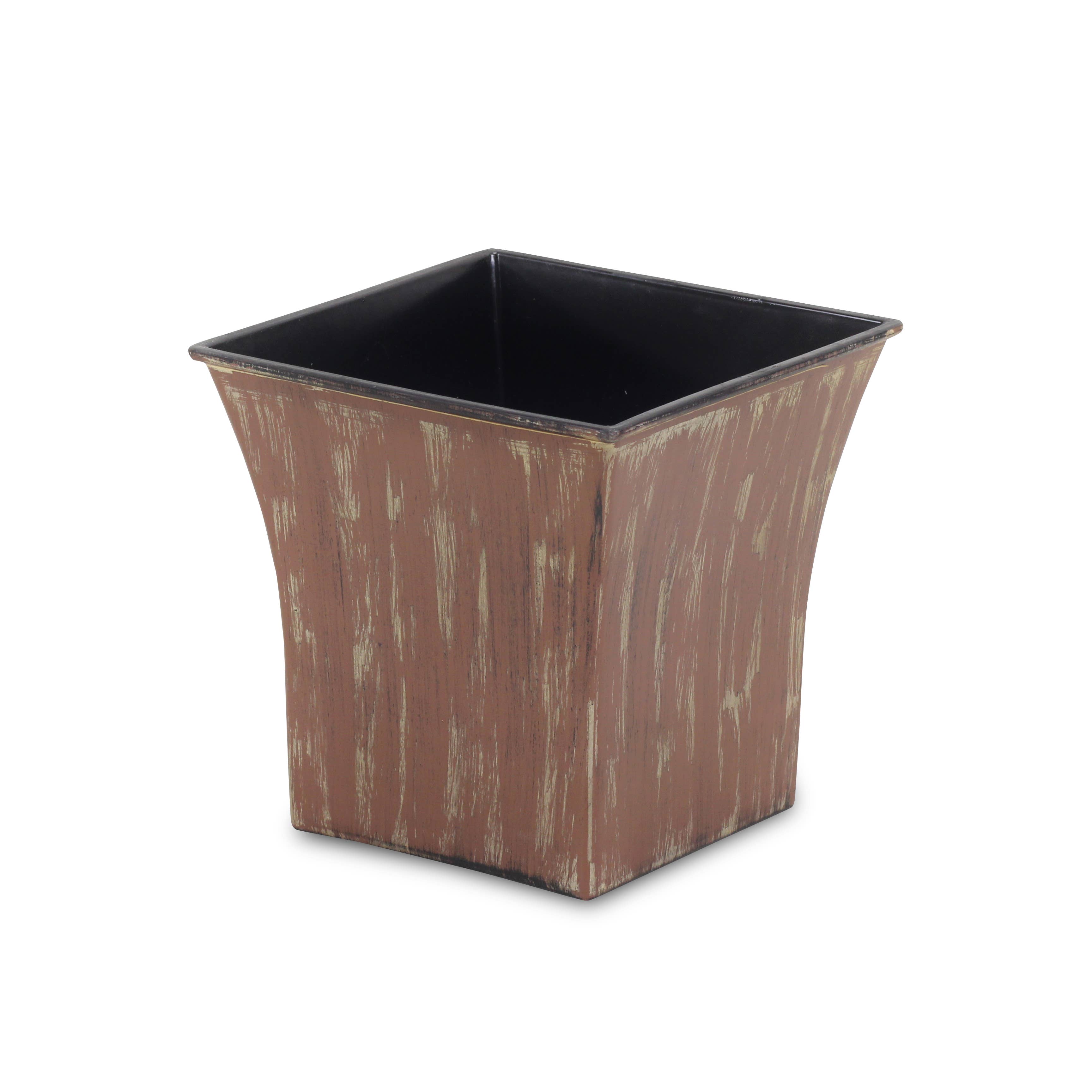 Cheungs Home Decor - Wholesale Plant Pot - 7.25 Inch Square Tapered Plastic Pot2
