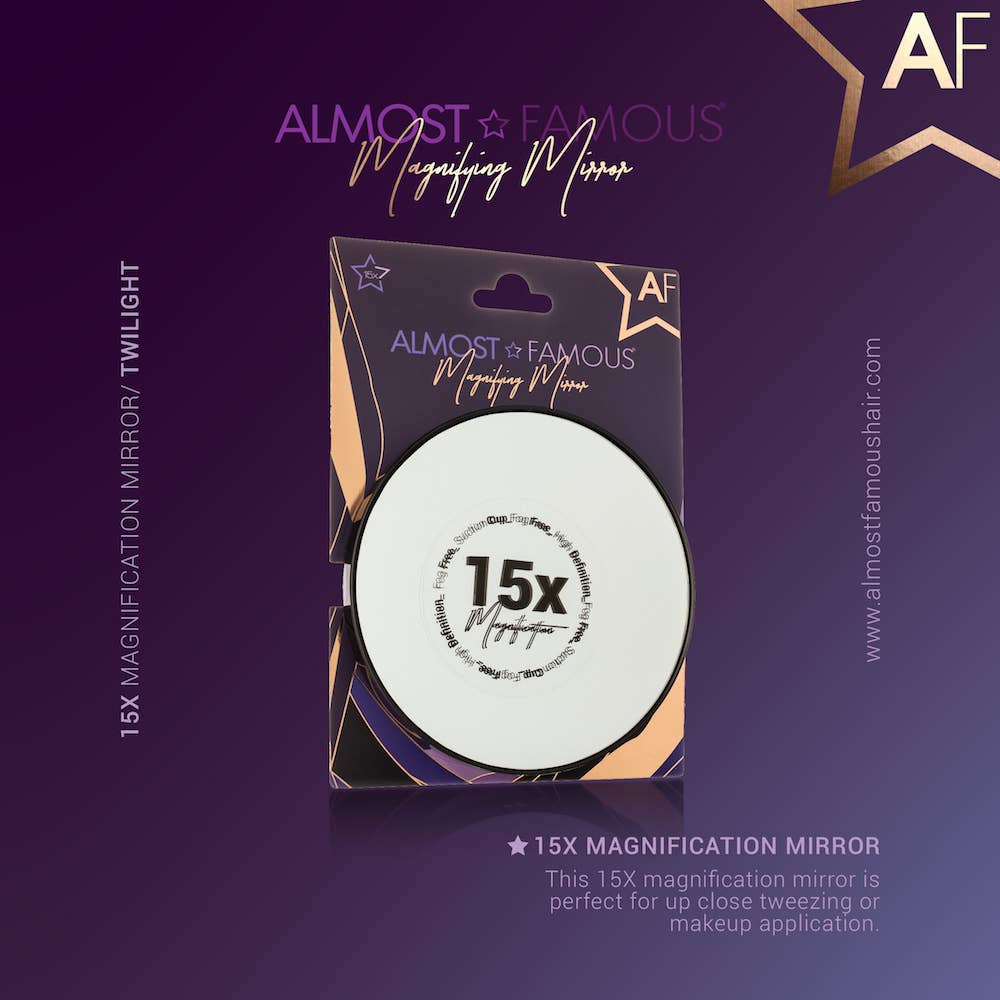 Almost Famous - Venta al por mayor Espejo de tocador - Espejo de Aumento 15X con Bloqueo de Succión1