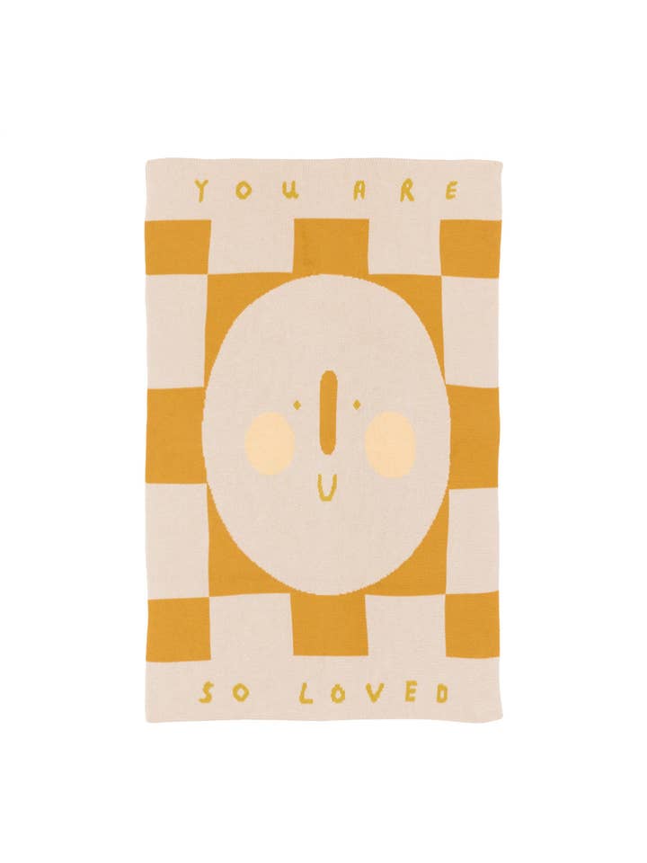 You Are So Loved - Knit Baby & Kid's Blanket - USA Made for wholesale by Biquette