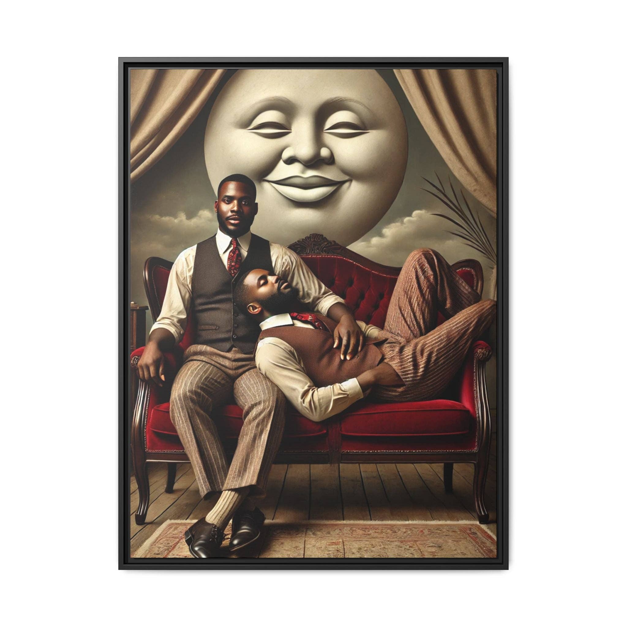 Walt & Pete - Wholesale Art Print - Missing Art Studies - Man In The Moon 0063