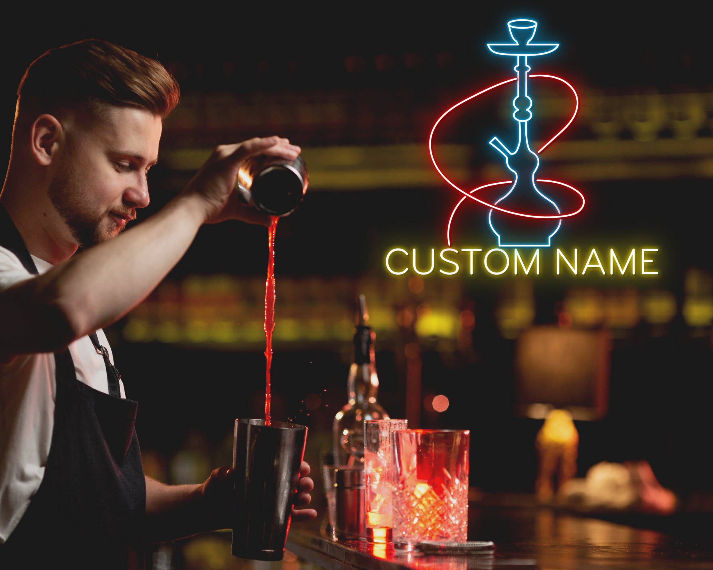 Glow Neon - Wholesale Neon Sign - Custom Hookah Smoking Shisha Neon Sign1