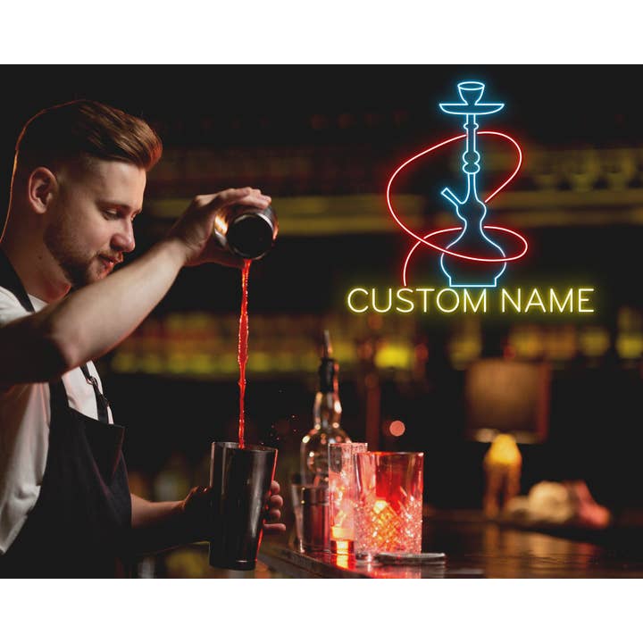 Glow Neon - Wholesale Neon Sign - Custom Hookah Smoking Shisha Neon Sign1