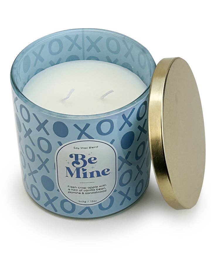 DesignStyles Home - Wholesale Jar/Filled Candle - “Be Mine” Crisp Apple Romantic Scented Candle3