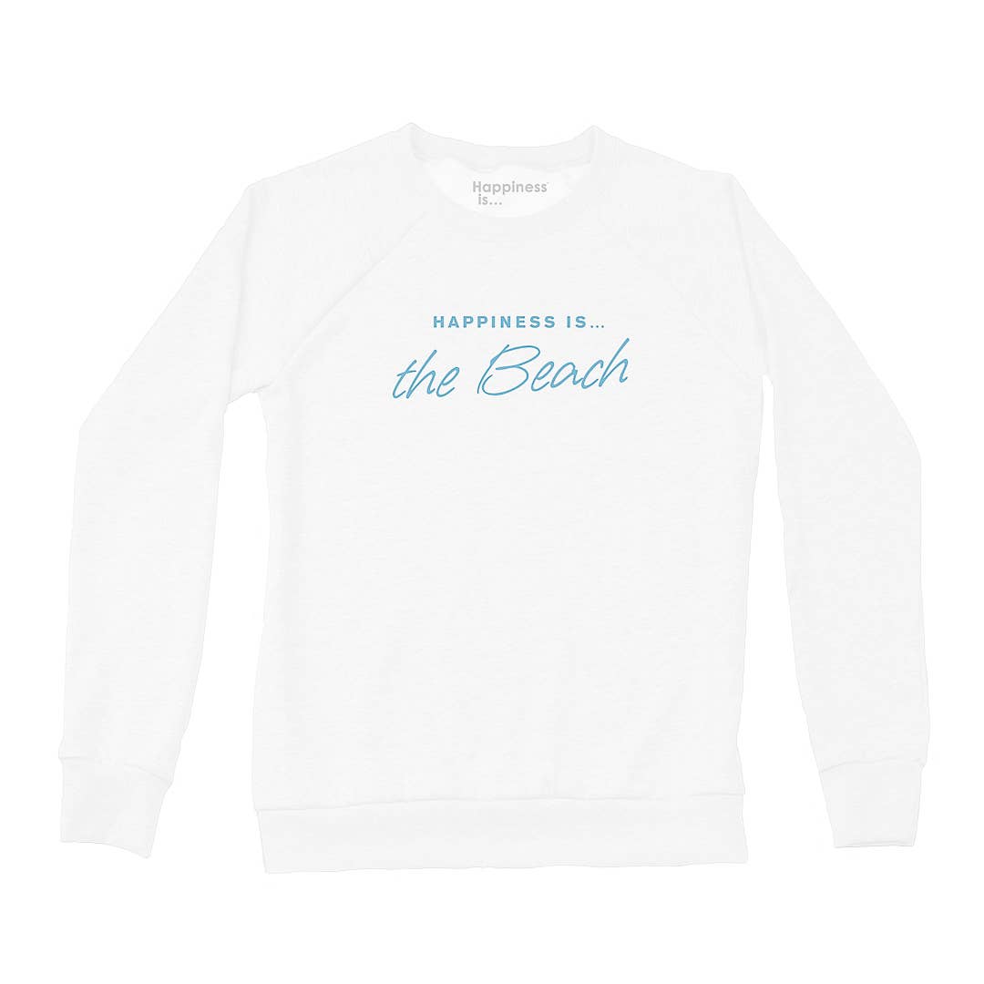 Happiness Is... - Wholesale Graphic Sweatshirt - Women's - Women's Beach Sweatshirts - 3 Colors1