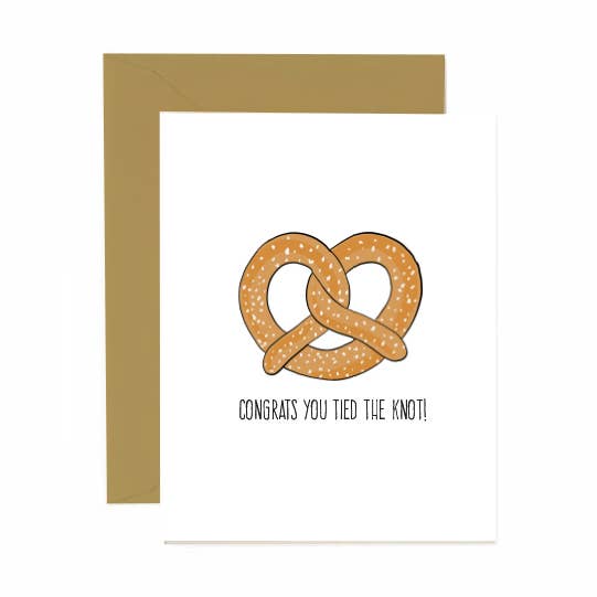 Tarjeta de felicitación Congrats You Tied The Knot para venta al por mayor de Jaybee Design