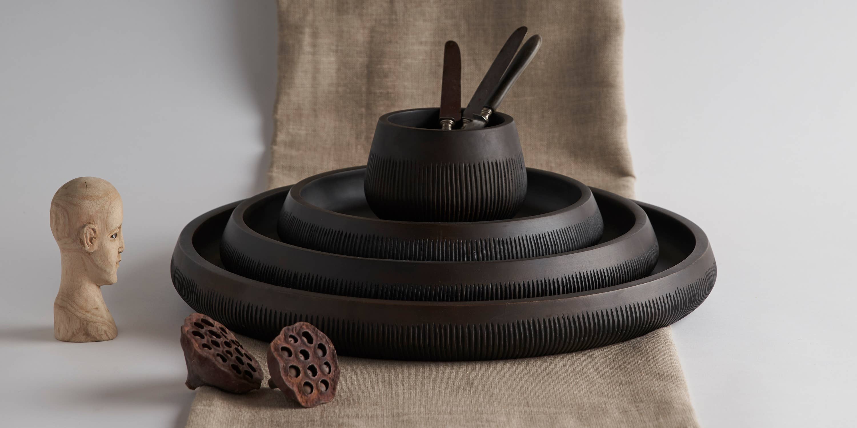 The Collective - Wholesale Decorative Tray - Chiseled Leila Small Tray3