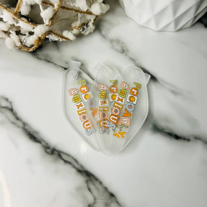 Llavero acrílico Probably Anxious para venta al por mayor de Grace and Glamour