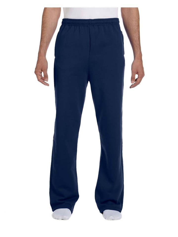 Total Apparel - Wholesale Athletic Sweatpants/Joggers - Men's - Jerzees Adult NuBlend Open-Bottom Fleece Sweatpants