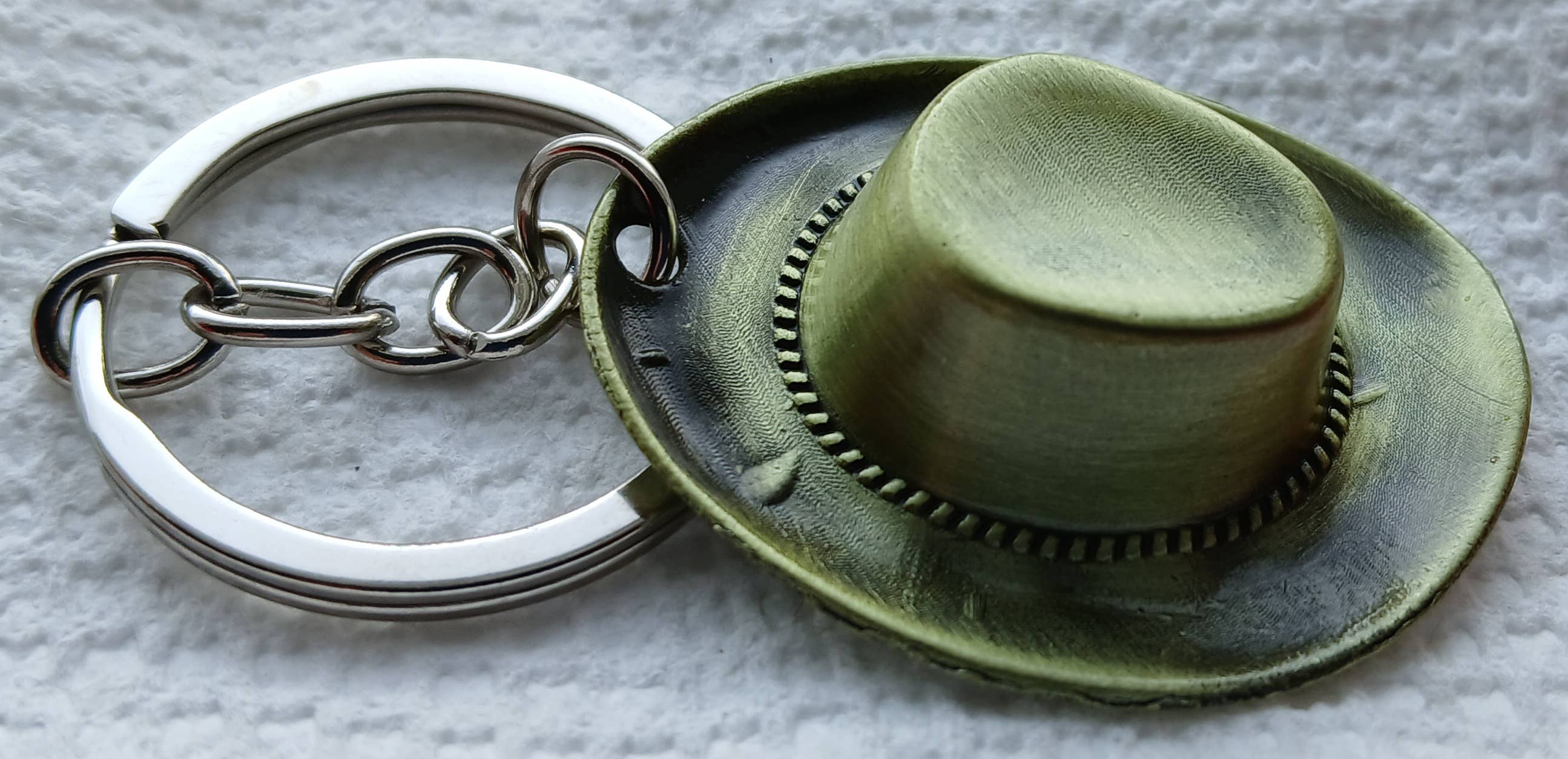 Equestrian Collections – Engroshandel Nøglering - Unisex – Cowboyhat metalnøglering2