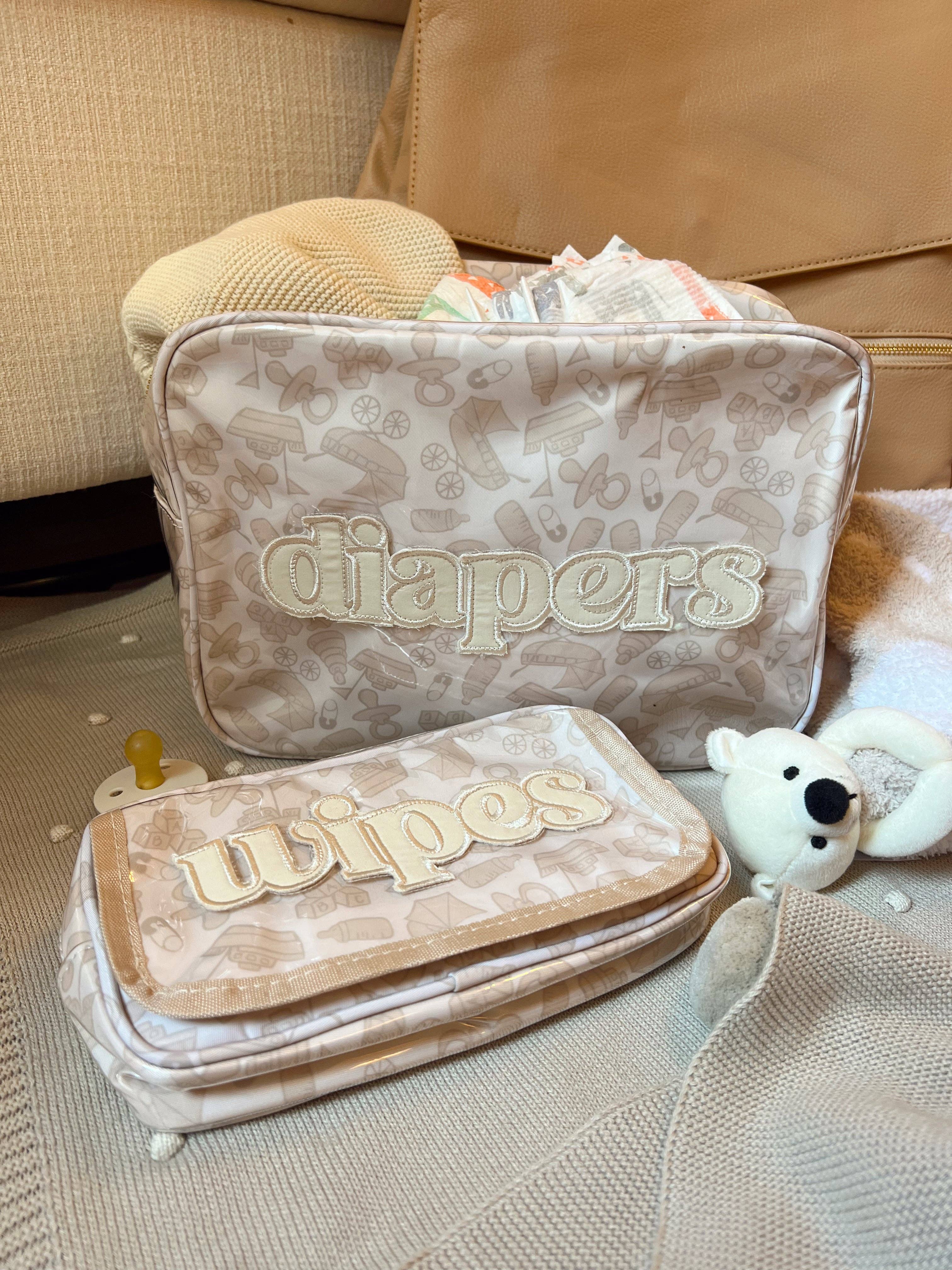 KENZKUSTOMZ - Wholesale Diaper Caddy - Baby - Diapers XL - Clear Coat Bag4