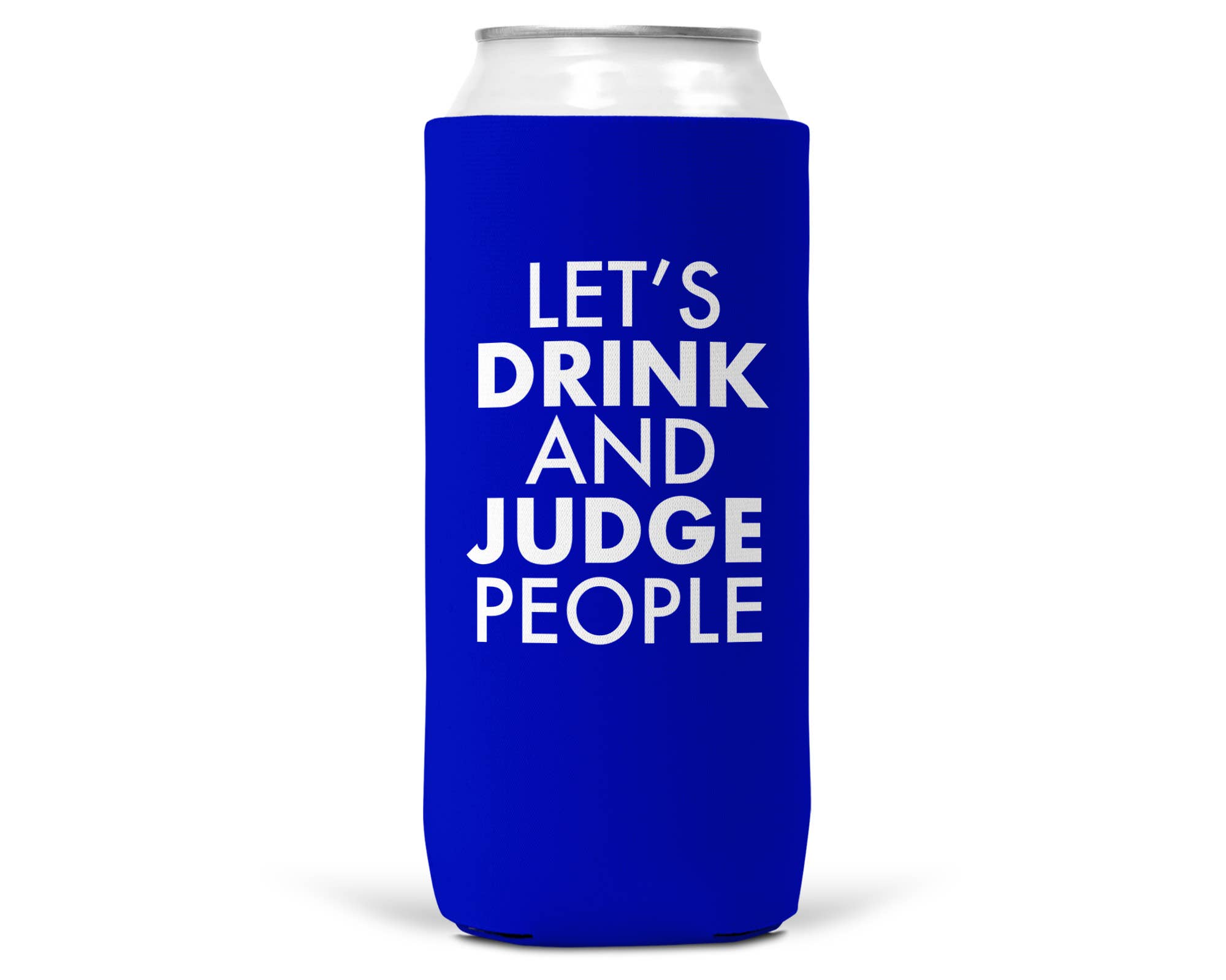 Wi-Wear - Wholesale Drink Huggers & Koozies - Let's Drink and Ju SLIM CAN Coozie/Cooler for 12oz Slim Cans1
