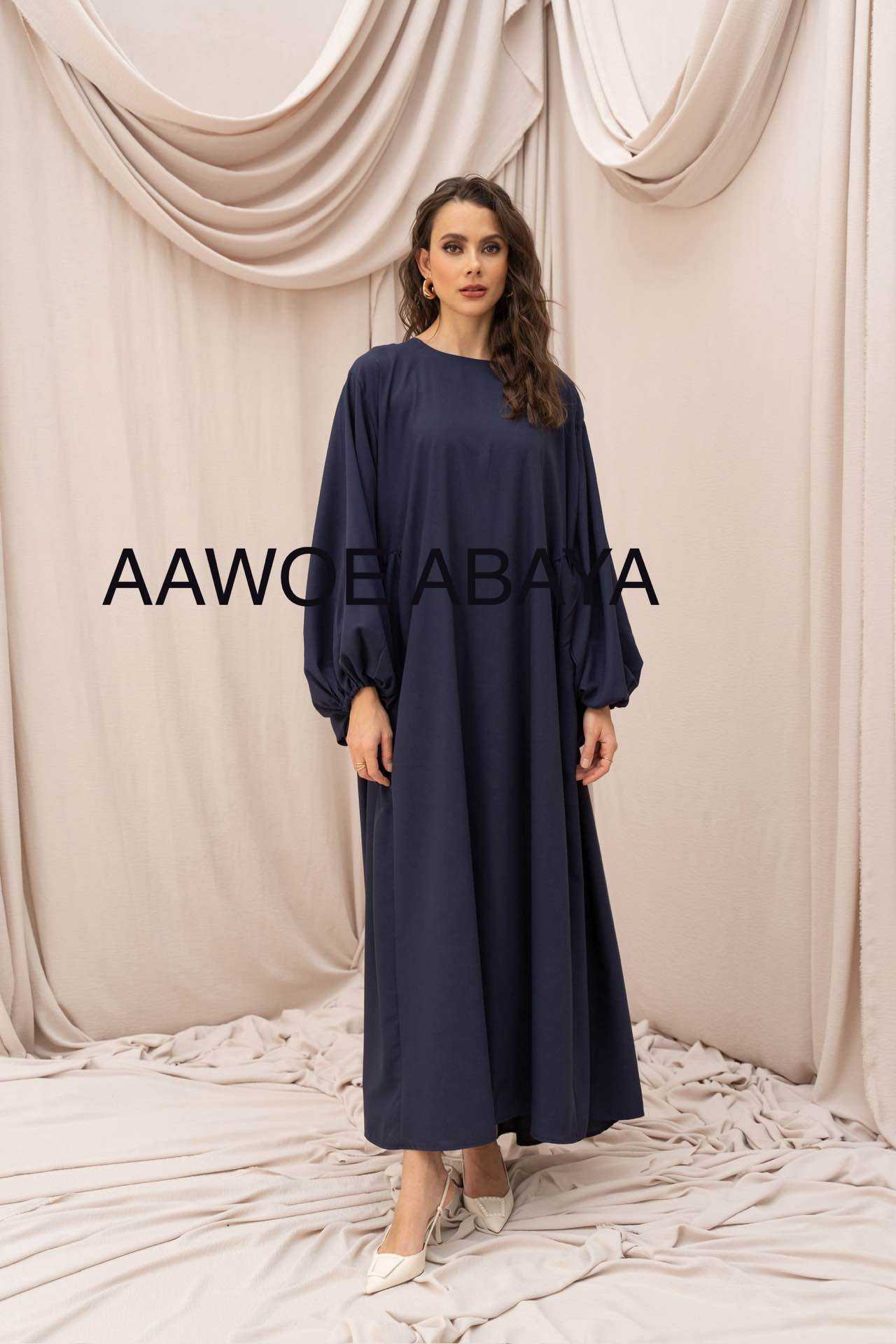 Aawoe Abaya - Wholesale Dress - Women's - Elegant Abaya Dress - 2466-ROB21