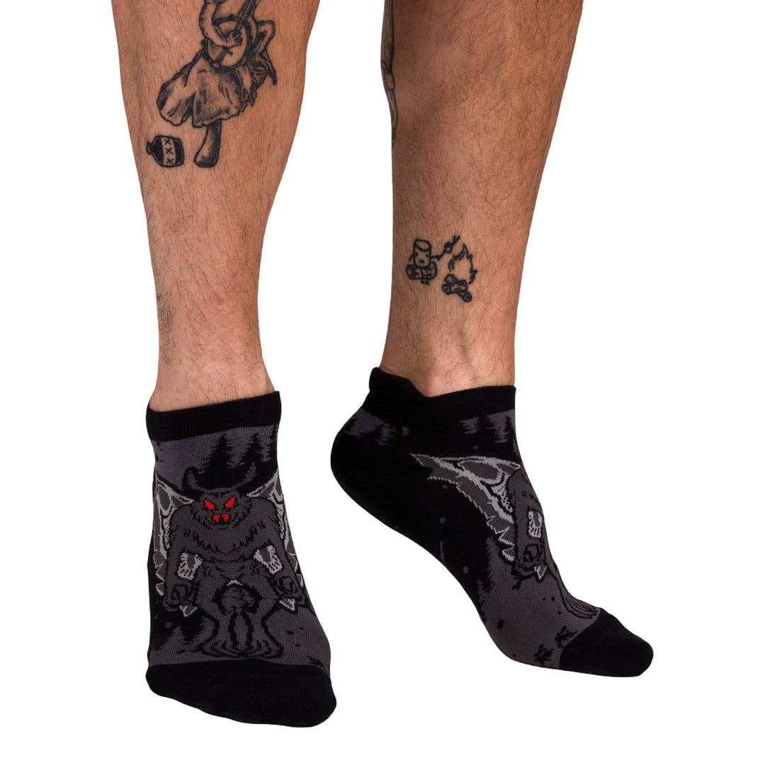 FootClothes LLC - Wholesale Socks - Unisex - Mothman Ankle Socks2