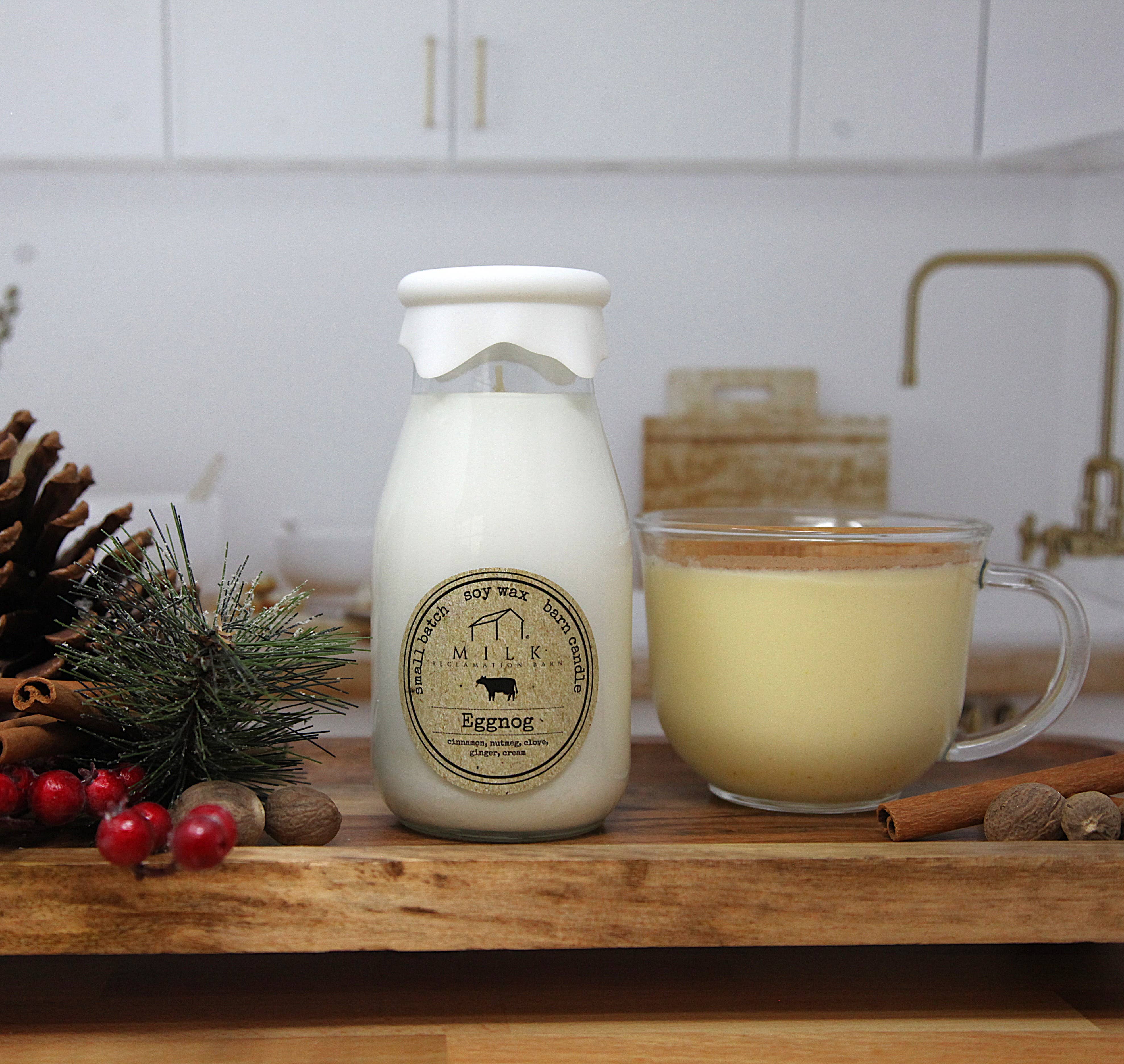 Milk Reclamation Barn - Wholesale Jar/Filled Candle - Milk Bottle Candle 13 oz70