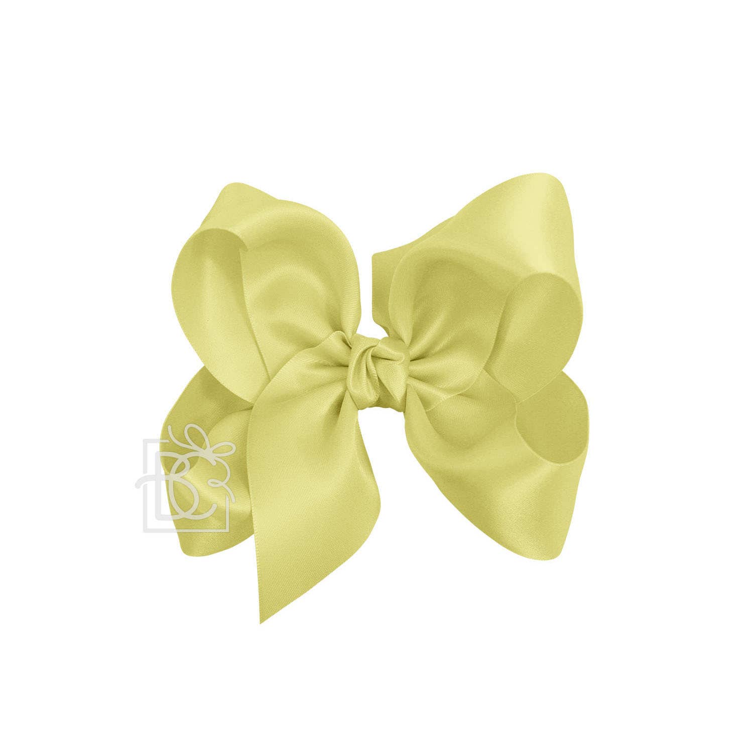 Beyond Creations, LLC - Wholesale Hair Bow - Kids - SATIN BOW ON CLIP124