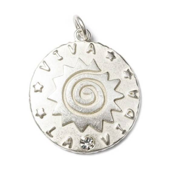 Vivalavida Silvershiny, Amulet M voor wholesale door SchauTime