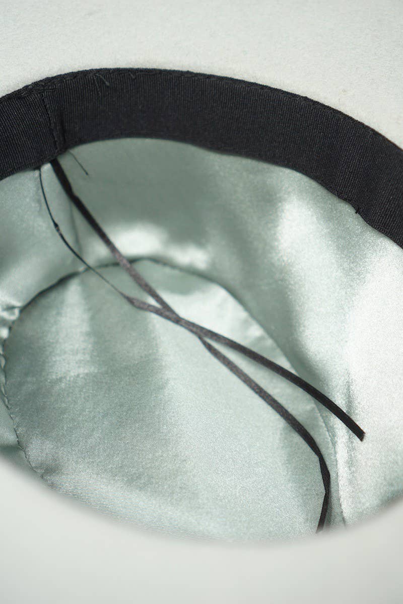 Olive & Pique - Vendita all'ingrosso Fedora - Unisex - OWEN - Matita in feltro 100% lana Brim Rancher, color salvia3