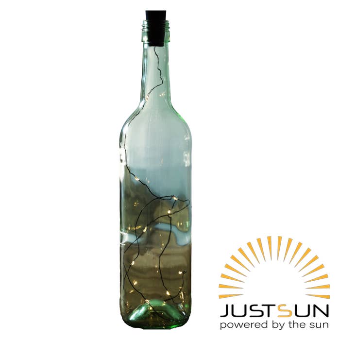 Imhof & Stevens BV - Wholesale String Lights - BOTTLE CAP BLACK 10LED SOLAR 1METER BLACK WIRE WW0