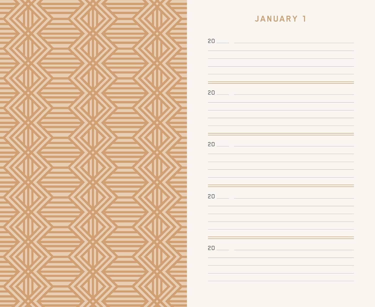 Chronicle Books - Wholesale Journal/Diary - Charcoal Canvas One Line a Day4