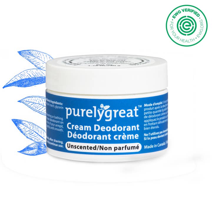 Purelygreat - Wholesale Deodorant - Unisex - Purelygreat Cream Deodorant Unscented
