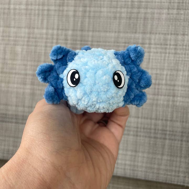 Little Crochet Attic - Wholesale Stuffed/Plush Toy - Kids & Baby - Mini Axoltol, crochet axoltol plushie, handmade axoltol1