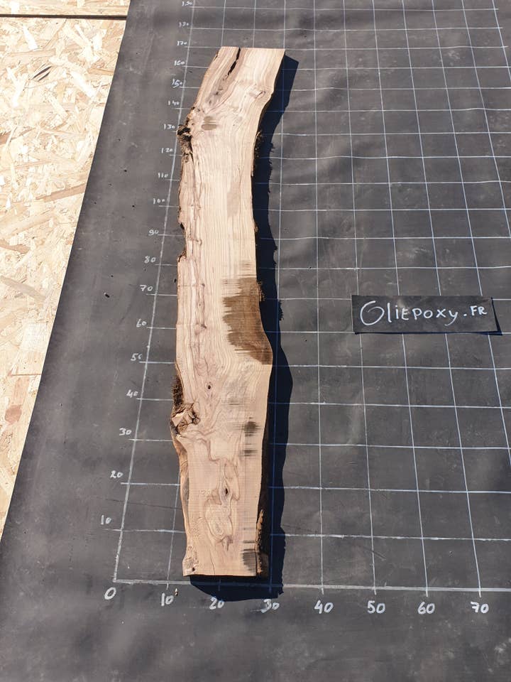 Planche de bois d’olivier N°133 pour la vente par oliepoxy