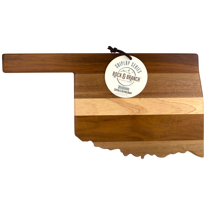 Totally Bamboo - Wholesale Cutting Board - Rock & Branch® Shiplap Series Oklahoma Serving Board