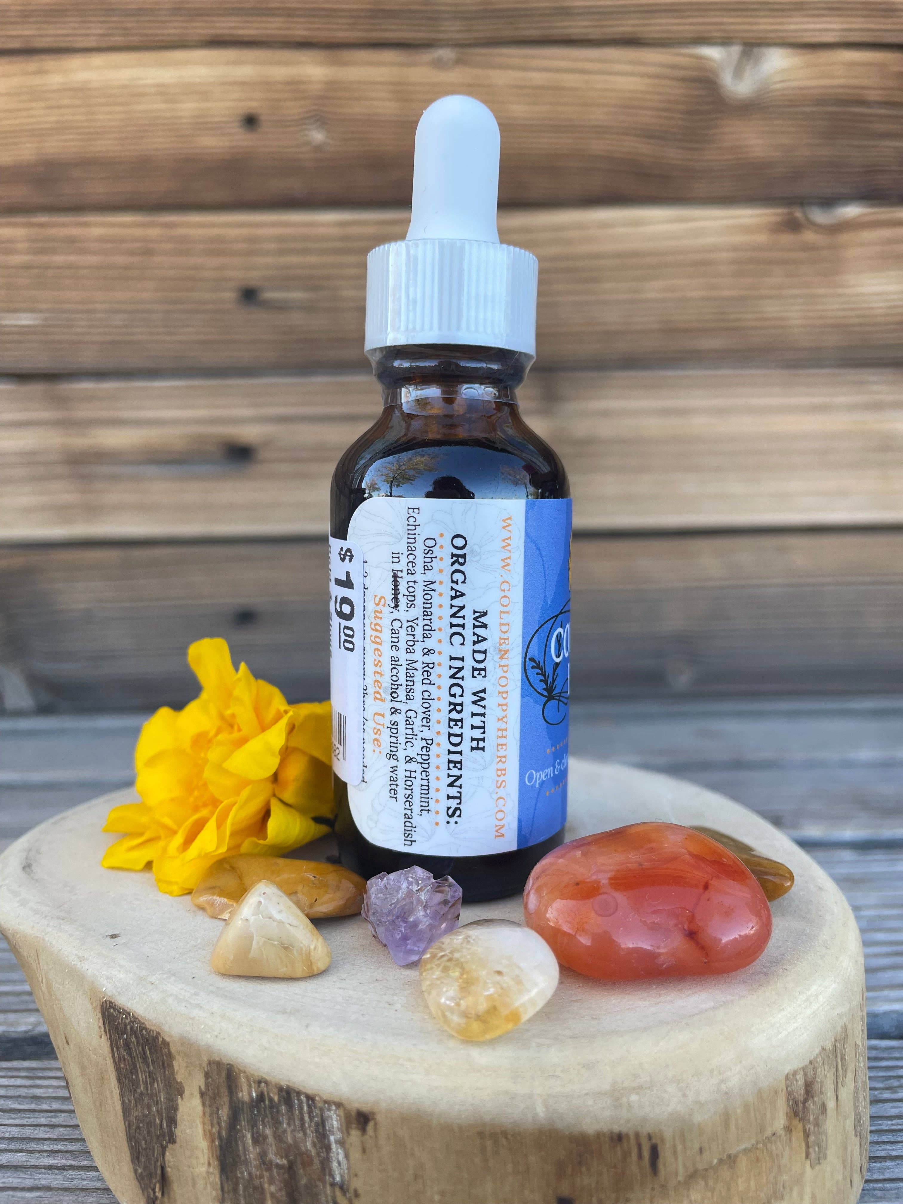 Golden Poppy Herbal Apothecary - Wholesale Tincture - Cold & Sinus Blaster 1oz1