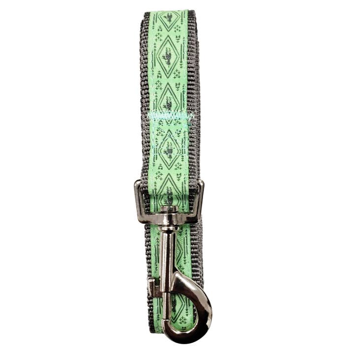 Nylon Dog Leash with Embroidered Mint Unicorn Design (6ft) for wholesale by Jojo Modern Pets