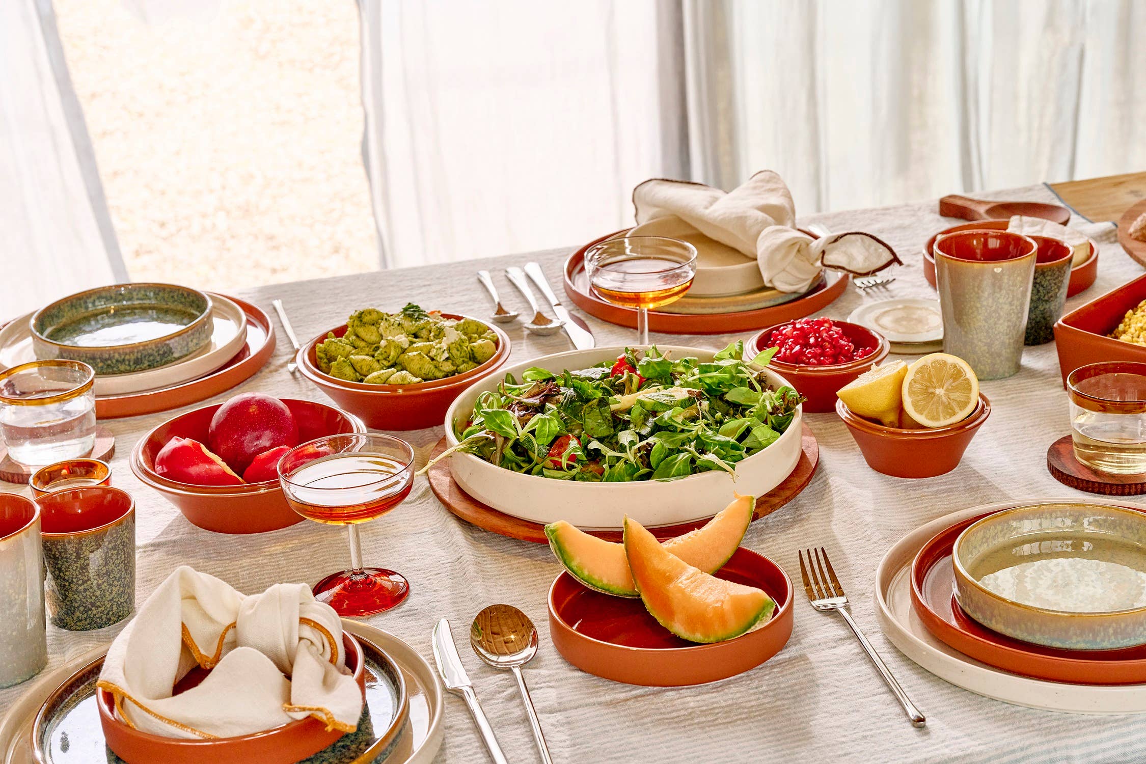 Carte Blanche Brown Linen Napkin for wholesale on Faire4