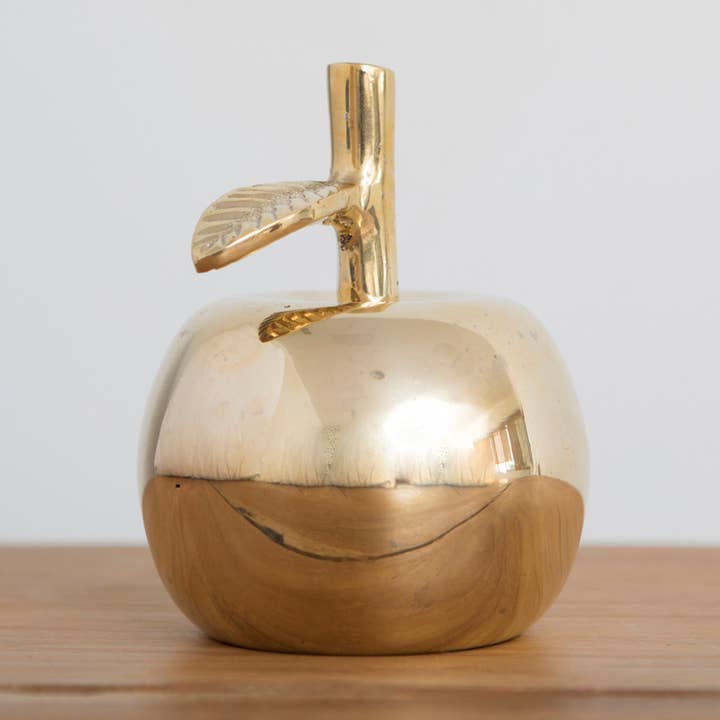 Brass Apple Bottle Opener for wholesale by Mahe Homeware