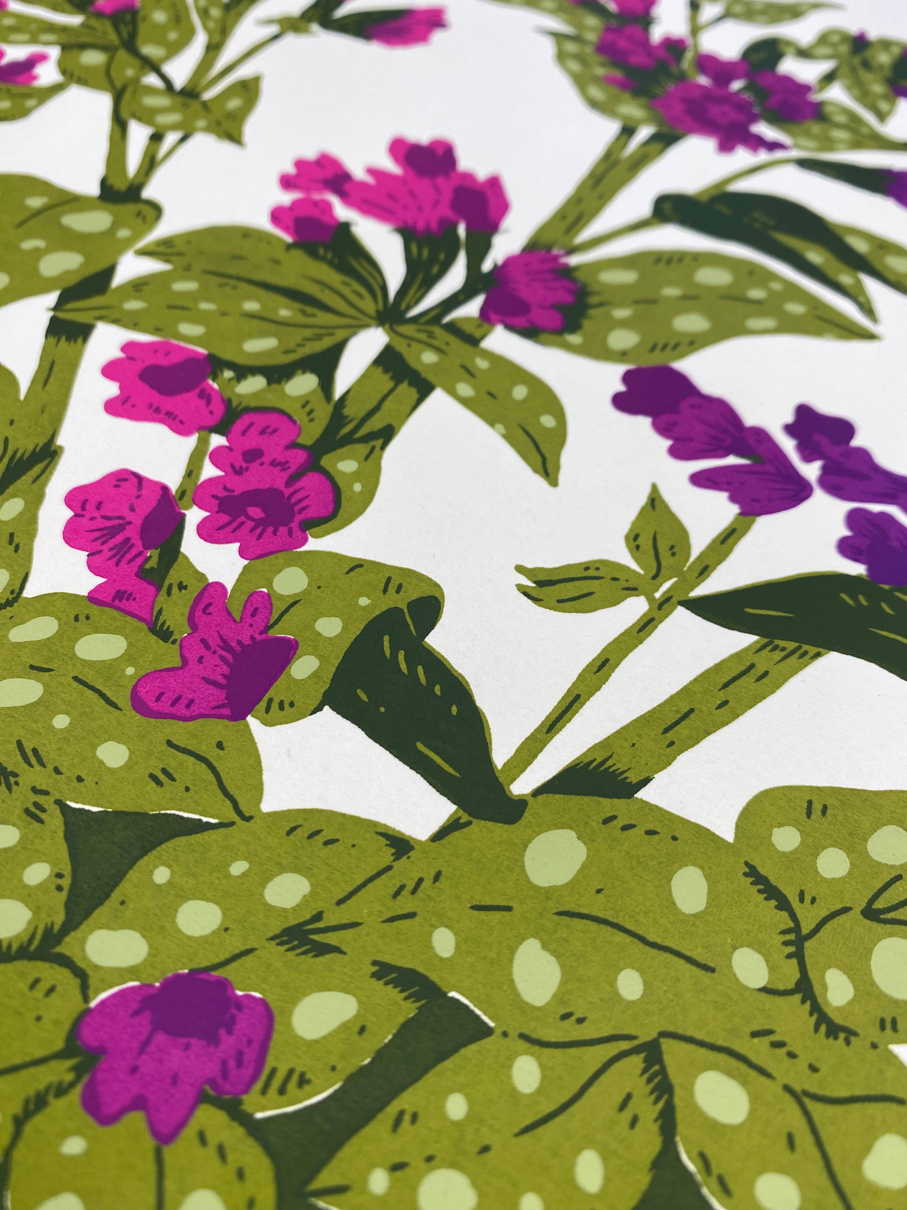 Stacey Malasky – Impressão artística por atacado – Lungwort1